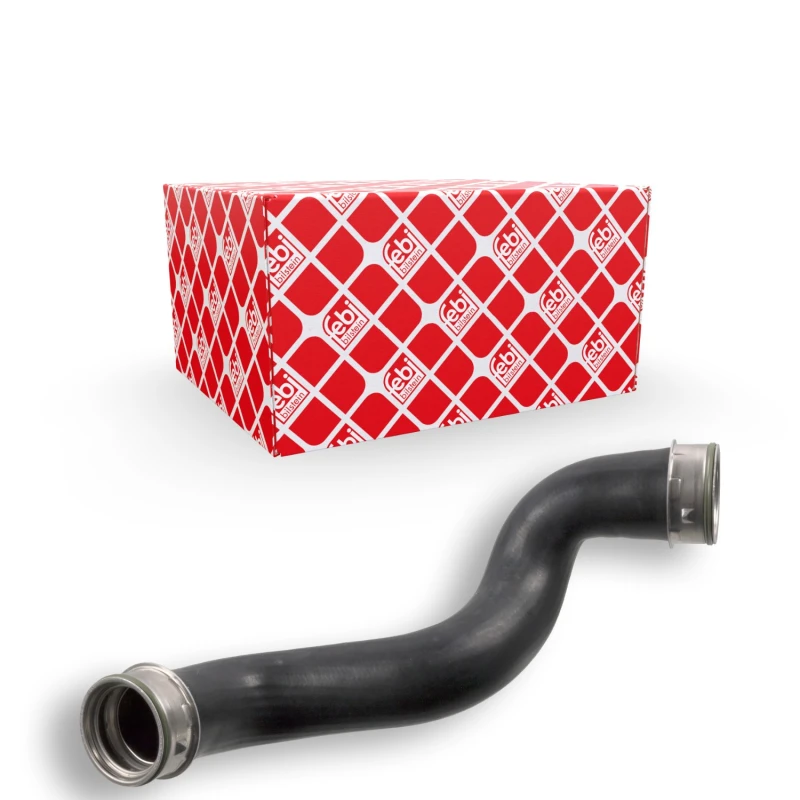 Image of FEBI BILSTEIN 101435 Turbocharger Hose with quick couplers, ACM (Polyacrylate) ACM (Polyacrylate) Charger Intake Hose (3314)
