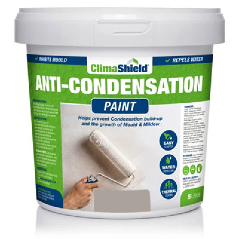 Image of Smartseal Anti-condensation Paint - Pale Slate (2.5L) Reduce Condensation On Walls And Ceilings 5.061E+12