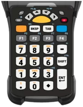 Image of Zebra KYPD-MC9329NMR-01 mobile device keyboard Black, White...