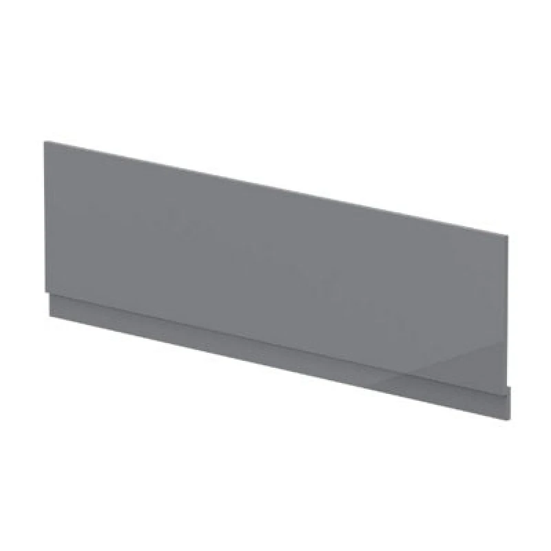 Image of NUIE Nuie - Straight Bath Front Panel and Plinth 560mm h x 1800mm w - Charcoal Black MPD607N