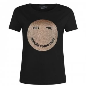 Image of SET Smiley Face T Shirt - 9990 Black