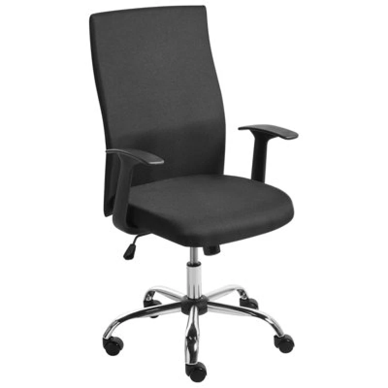 Image of Beliani Office Chair Zuno Fabric Black