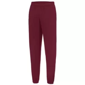 Image of Awdis Mens College Jogging Bottoms (XXL) (Burgundy)
