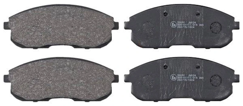 Image of A.B.S. 36691 Brake pad set with acoustic wear warning Brake Pad Set,disc brake (402)