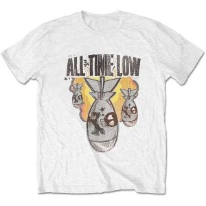 Image of All Time Low - Da Bomb Unisex Large T-Shirt - White