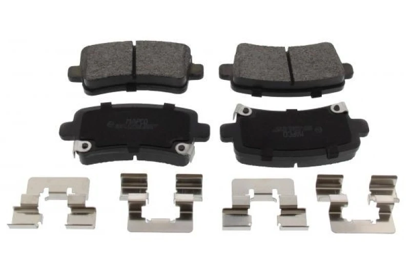 Image of MAPCO 6860 Brake pad set Rear Axle, with acoustic wear warning, with accessories Brake Pad Set,disc brake (402)