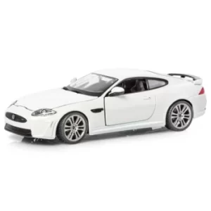 Image of Jaguar XKR-S 1:24 Diecast Model (White)