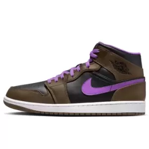 Image of Jordan Air Jordan 1 Mid, Palomino/White-Wild Berry, size: 7+, Male, Lifestyle Shoes, DQ8426-215