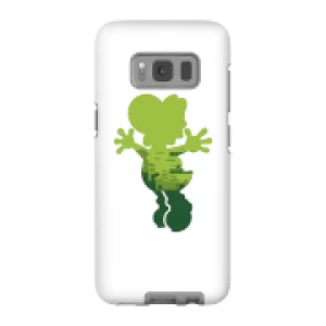 image of Nintendo Super Mario Yoshi Silhouette Phone Case - Samsung S8 - Tough Case - Gloss