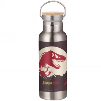 image of Jurassic Park T-Rex Portable Insulated Water Bottle - Steel