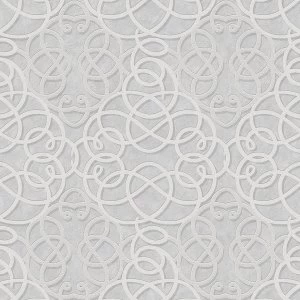 image of Graham and Brown Boutique Ribbon Dance Wallpaper - Silver