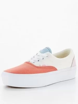Image of Vans Ua Era Platform, Pink/Cream, Size 4, Women