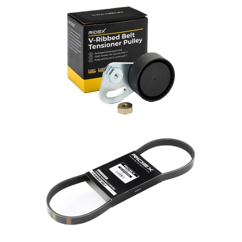Image of RIDEX 542R0941 V-ribbed belt set V-Ribbed Belt Set (542)