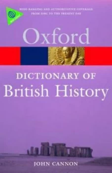 Image of A Dictionary of British History by John Cannon Paperback