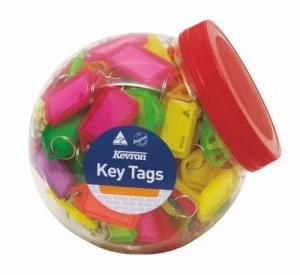 Image of Kevron Keytags Plastic Tub Assorted ID5AC150Z (PK150)