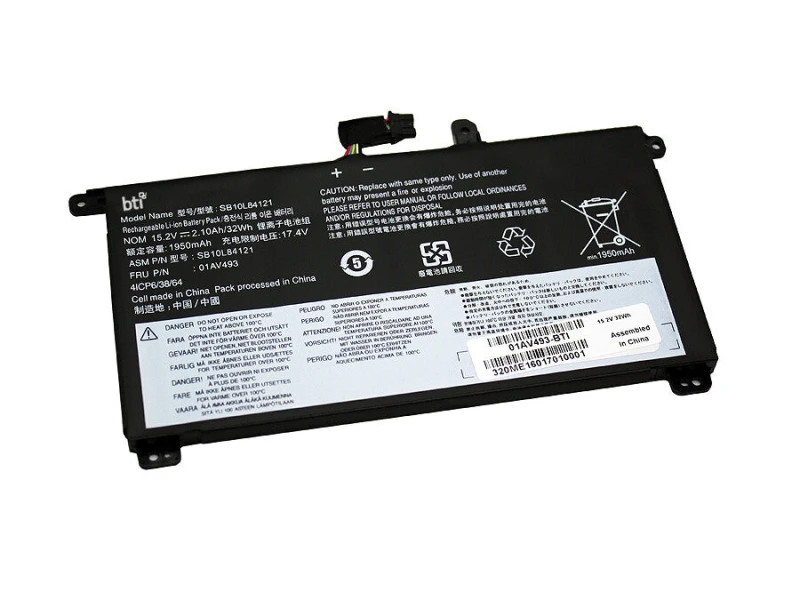 Image of BTI BTI 4C battery THINKPAD T570 OEM: 01AV493 00UR890 00UR891 01AV493-BTI
