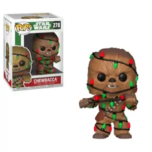 Image of Star Wars Holiday - Chewie w/Lights Pop! Vinyl Figure