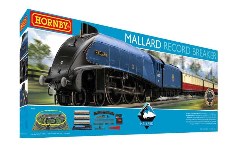 Image of Hornby Mallard Record Breaker Train Set Multi unisex