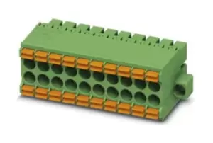 image of Phoenix Contact Dfmc 1,5/19-Stf-3,5 Terminal Block, Pluggable, 19Pos, 16Awg