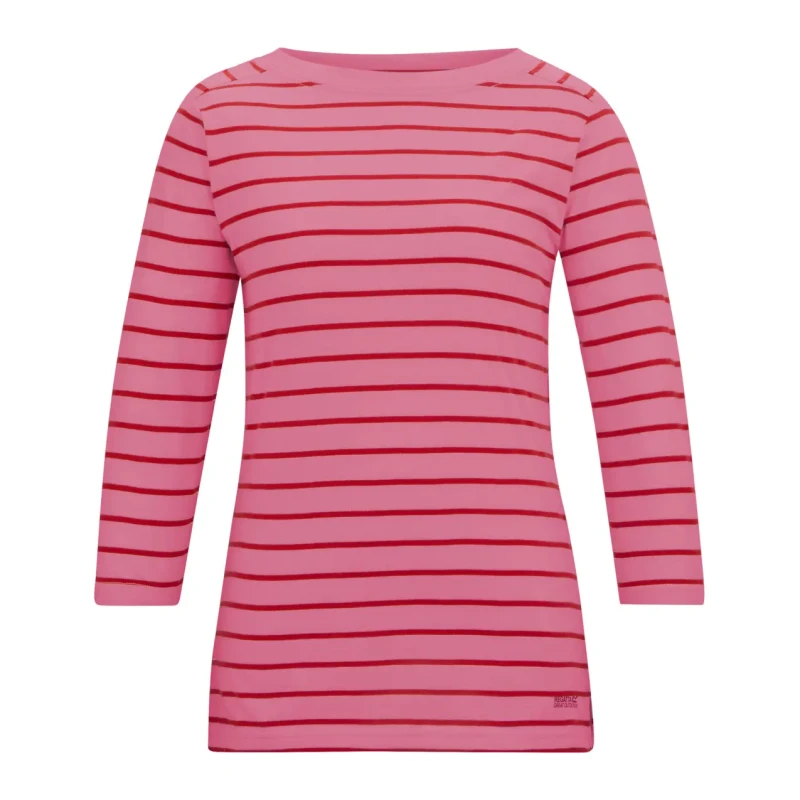 Image of 3/4 Sleeve Long Sleeve T-Shirt Women Regatta Bayletta II Rouge Female 38