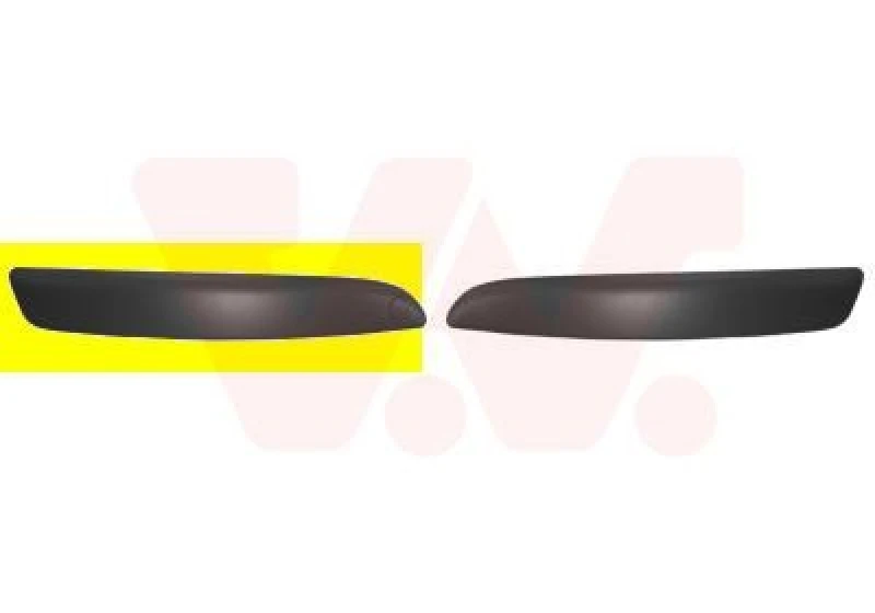 Image of VAN WEZEL Bumper cover VAN WEZEL 4040584