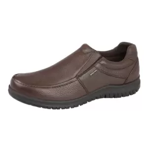 Image of IMAC Mens Grain Leather Shoes (9.5 UK) (Brown)
