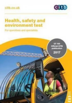 Image of Health Safety and Environment Test by Construction Industry Training Board Book