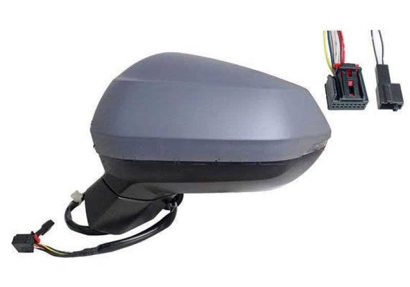 Image of ALKAR 9039777 Wing mirror Left, Electric, Aspherical, primed Outside Mirror (50)