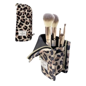 Image of The Flat Lay Co. Brush Holder - Beige Leopard