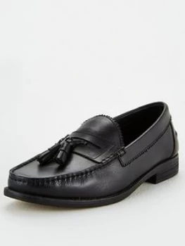 image of Office Liho Tassel Loafers - Black