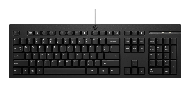 Image of HP 125 G2 USB WD KBD keyboard Office Black