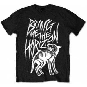 image of BMTH Wolf Bones Blk T Shirt: Large