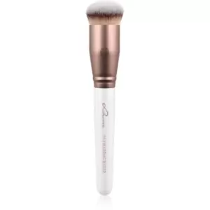 image of Luvia Cosmetics Prime Vegan Blurring Buffer Foundation and Powder Brush 115 (Pearl White / Metallic Coffee Brown) 1 pc