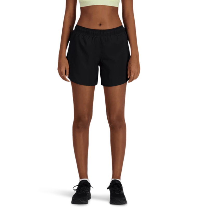 Image of New Balance Sport Essentials Women Shorts - Black - Size S - Poly Jersey