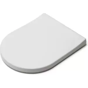 Image of Malo Thermoset Flexi-Fix Long D-Shape Seat White - Croydex