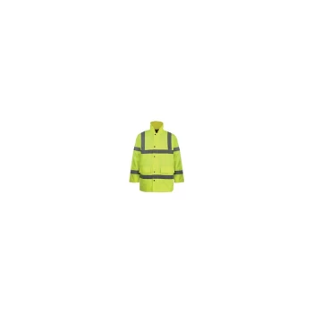 Image of Hi-vis Waterproof Coat CL3 (EN20471) Yellow - L