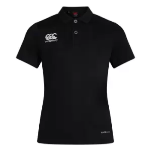 Image of Canterbury Womens/Ladies Club Dry Polo Shirt (10 UK) (Black)