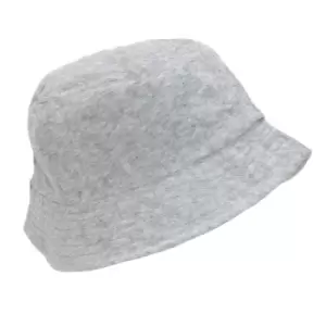 image of Tom Franks Mens Toweling Bucket Hat (M/L) (Light Grey)