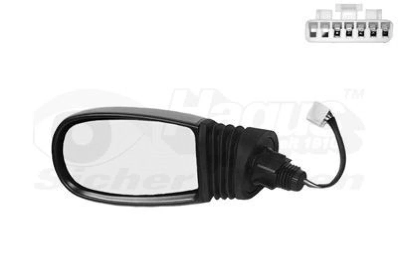 Image of VAN WEZEL Wing mirror VAN WEZEL 1620807