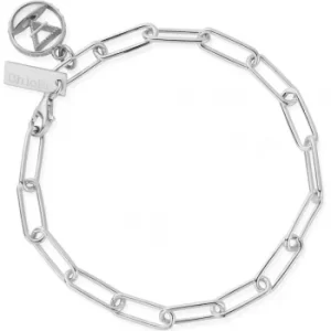 Image of ChloBo Sacred Earth Sterling Silver Link Chain Earth Bracelet SBLC3112