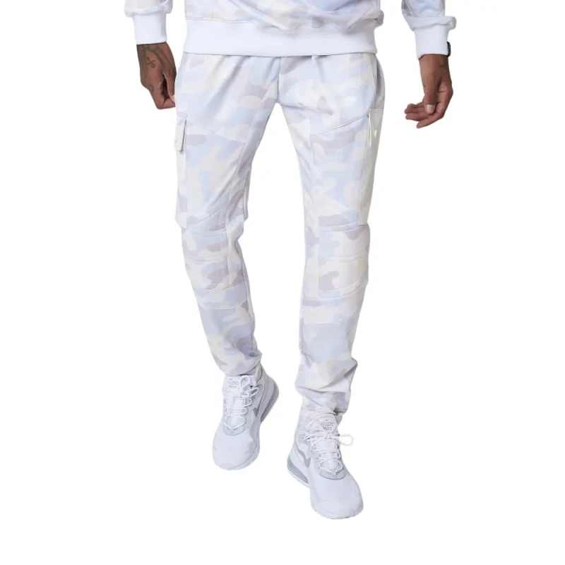 Image of Project X Paris Camouflage print joggers, biker panels Project X Paris Beige Male S