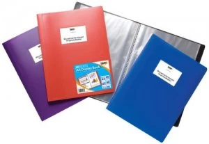 Image of Tiger A4 Flexi Disp Book Assorted 60 Pocket