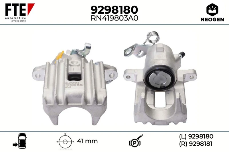Image of Brake caliper FTE 9298180