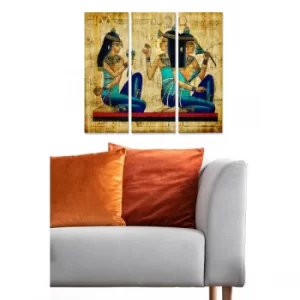 Image of MDF1279875 Multicolor Decorative MDF Painting (3 Pieces)