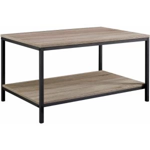 Image of Teknik Industrial Style Coffee Table - Oak/Black