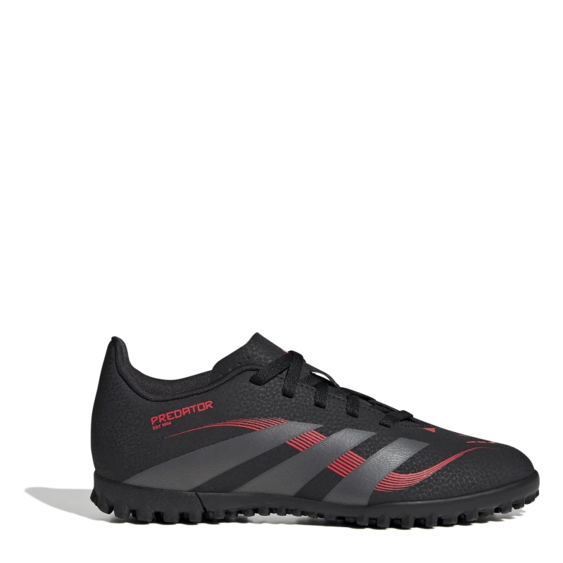 Image of adidas adidas Predator Club Childrens Astro Turf Football Boots - Black C11 Male
