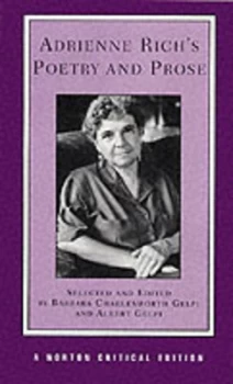 Image of Adrienne Richs Poetry and Prose by Adrienne Rich Paperback