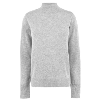 image of Linea Woolcash Turtle Neck Jumper - Grey