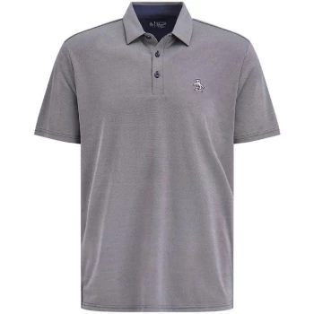 Image of Original Penguin Penguin Oxford Polo - Black Iris
