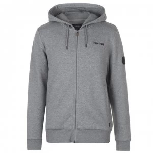 Image of Firetrap Brunel Full Zip Hoodie Mens - Grey Marl